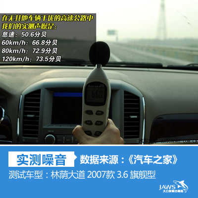 林荫大道原车噪音测试