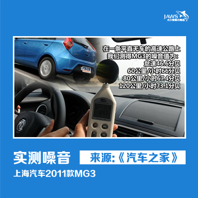MG3原车噪音测试