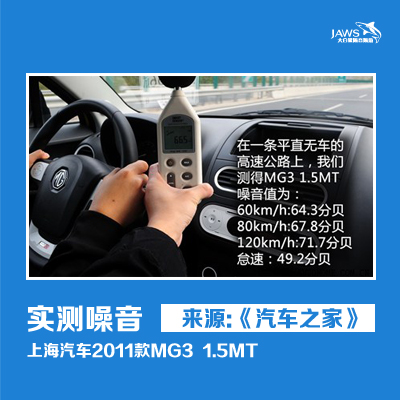 MG3原车噪音测试