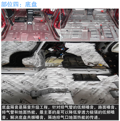 奔驰B200底盘隔音