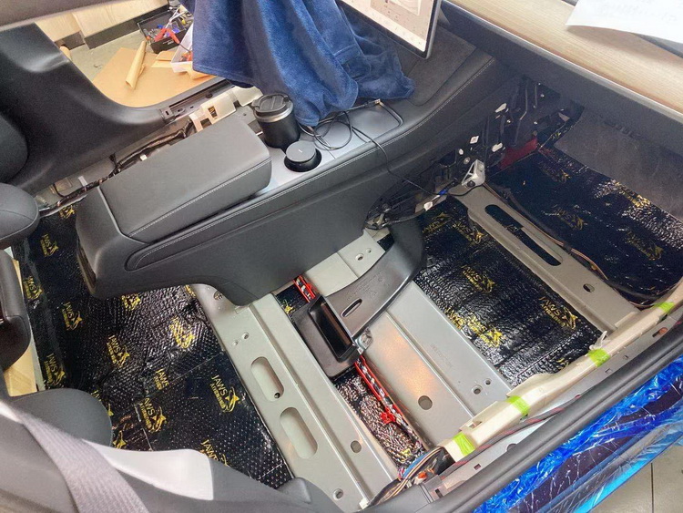 特斯拉model 3汽车隔音改装